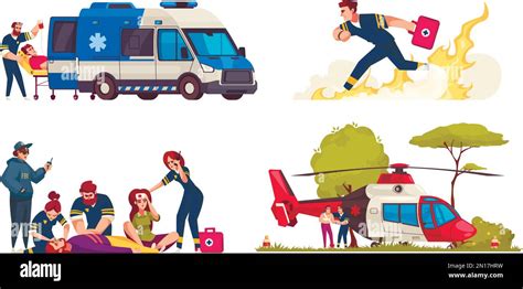 Cartoon Emergency Illustrations & Vectors .
